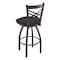 Holland Bar Stool Co 30" Swivel Bar Stool, Bronze Finish, Canter Iron Seat 82030BZ008 - alternate 2